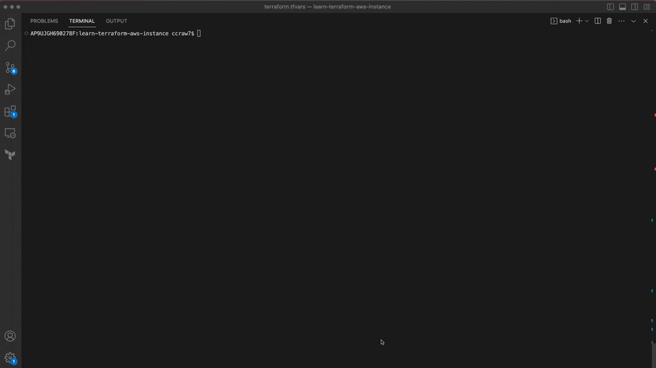 Terraform command line