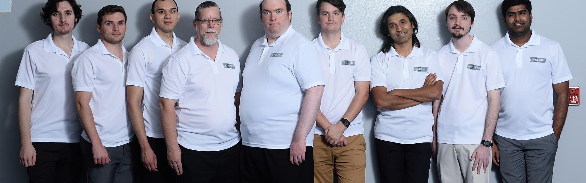 The Full Group in Spinspire Shirts