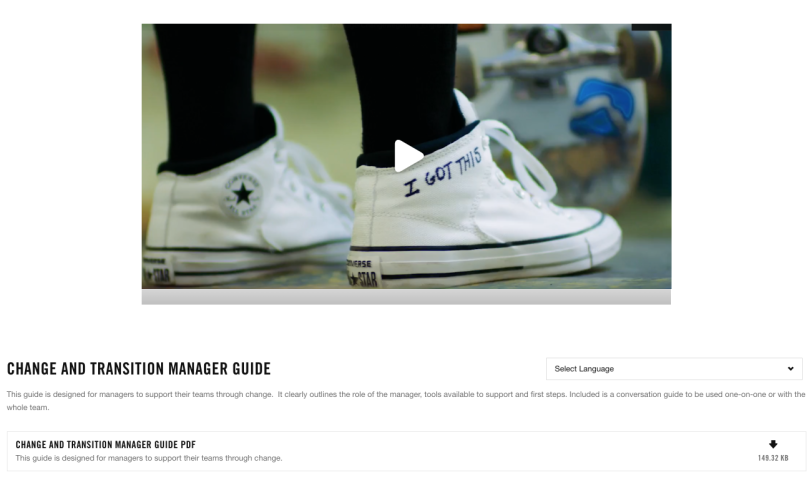 Change and Transition Video